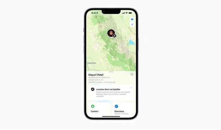 罗源苹果14维修分享iPhone14系列中 FindMy功能通过卫星分享位置方法教程 